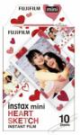 Fujifilm Instax mini film Heart Sketch 10lap/csomag