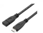 PremiumCord USB 3.1 Type C Hosszabbító Fekete 1.5m KU31MFA015 (KU31MFA015)