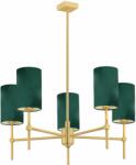 Argon Abruzzo lampă de tavan 5x7 W alamă-verde 2147 (2147)