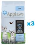 Applaws Cat Kitten Chicken 6 kg (3x2 kg) csirkével cicáknak