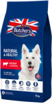 Butcher's 2x15kg Butcher's Natural & Healthy marha száraz kutyatáp