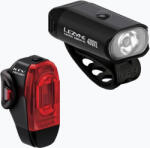 Lezyne Set de lumini pentru biciclete Lezyne Mini Drive 400XL / KTV Drive Pro+ Pereche neagră/neagră