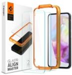 Spigen AGL07772 Samsung Galaxy A35 Spigen Align Master edzett üveg képernyővédő fólia, felhelyezést segítő kerettel, 2 db-os csomag, átlátszó (AGL07772)