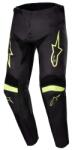 Alpinestars Racer Lurv 2024 Pantaloni Motocross pentru copii Negru și galben-fluo (AIM174-0035)