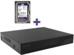 Techson - Techson TCR I12 S04-NS 4 csatornás IP rögzítő + 1 TB HDD