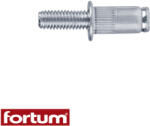 Fortum 4770675 szegecscsavar készlet, acél, M5x12 - 50 db (0, 5-3, 0 mm vtg, horganyzott) (4770675)