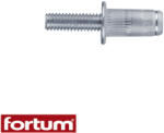 Fortum 4770674 szegecscsavar készlet, acél, M4x12 - 50 db (0, 3-3, 0 mm vtg, horganyzott) (4770674)