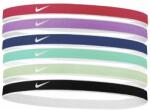 Nike Elastice păr "Nike Tipped Swoosh Sport Headbands 6P - light fusion red/rush fuchsia/white