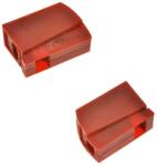  ZLA0950B Vezetékösszekötő 2x 0.5-2.5mm2 sodrott kábelhez, piros, rugós