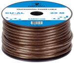 Cabletech KAB0716B Autóhifi tápkábel, réz-alumínium, fekete, 12GA 4, 5mm, 25m/tekercs (KAB0716B)