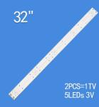 Hisense LED-TV077 Háttérvilágítás HISENSE 32coll LED TV-be, 5LED 3V, 2db/csomag