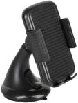  GSM0802B Univerzális autós telefontartó szélvédőre, fekete színű (GSM0802B)