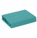 EUROFIRANY Adela jersey pamut gumis lepedő Türkiz 220x200 cm +30 cm