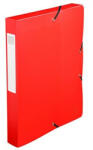 Exacompta Füzetbox PP Exacompta Exabox-Opaque A/4 40 mm gerinccel gumis piros (59785E)