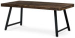 Artium Modern Étkezőasztal Sötét Égetettfa Színben. Méret: 180x90x76 cm (HT-536_PINE)
