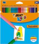 BIC Színes ceruza készlet, BIC KIDS Tropicolors , 24 különböző szín (9375182) - molnarpapir