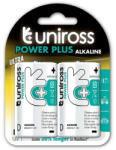 Uniross D/LR20/góliát tartós alkáli elem 1, 5 V POWER PLUS (2 db/cs) (LR20-UALKDPP2)