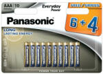 Panasonic AAA/mikro tartós alkáli elem 1, 5 V (10 db) (LR03EPS-10BW6-4F) - szucsivill