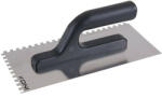  Fogazott glettvas 125 x 270 mm inox 6 x 6 mm műanyag nyéllel (31007F)