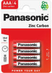 Panasonic AAA/mikro cink-mangán tartós elem 1, 5 V (4 db) (R03R-4BP) - szucsivill
