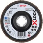 Bosch X-LOCK Flip csiszolókorongok BfM Ø 125 mm, G 60, X571, hajlított változat, műanyag 2608621768 (2608621768)