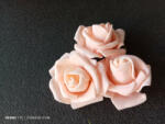  4, 5 cm átmérőjű habrózsa virágfej - Rózsaszín