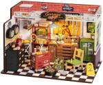 Rolife Puzzle 3D, Minicasuta Atelierul din Garaj, Lemn, Rolife, 157 piese