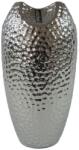 4-Home Vază din ceramică Silver dots, 29 cm