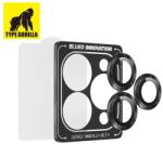 Type Gorilla Apple iPhone 14 Pro/14 Pro max TG Armor Pro 3D Kamera Védő Üvegfólia - Fekete