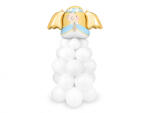 PartyDeco Buchet baloane Angel, 140x70 cm, alb (GBN18)