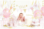 PartyDeco Set decoratiuni petrecere Fetite - 1 An (SET6-019)