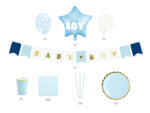 PartyDeco Set 49 buc decoratiuni petrecere - It s A Boy (SET2-001-EU2)