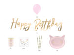 PartyDeco Set 55 buc decoratiuni petrecere - Pisica (SET12-EU2)