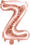 PartyDeco Balon folie Litera Z , 35cm, rose gold (1 buc. ) (FB2M-Z-019R)