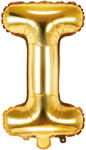 PartyDeco Balon folie Litera I , 35cm, auriu (1 buc. ) (FB2M-I-019)
