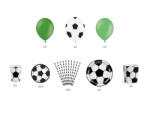 PartyDeco Set 60 buc decoratiuni petrecere - Fotbal (SET15-EU2)