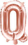 PartyDeco Balon folie Litera Q , 35cm, rose gold (1 buc. ) (FB2M-Q-019R)