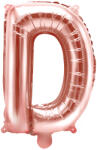 PartyDeco Balon folie Litera D , 35cm, rose gold (1 buc. ) (FB2M-D-019R)