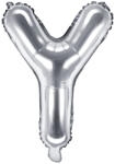PartyDeco Balon folie Litera Y , 35cm, argintiu (1 buc. ) (FB2M-Y-018)