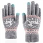 Techsuit Manusi Touchscreen - Techsuit Raindeer Woolen (ST0002) - Gray (KF232514) - casacuhuse