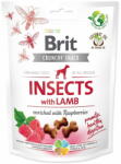 Brit Dog Crunchy Cracker rovarok, bárány és málna 200g