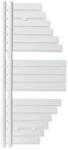 Lazzarini Spinakker design radiátor, egyenes, mineral white 547x1460 mm 383759 (383759)
