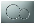 Geberit Sigma01 működtetőlap, 2 mennyiséges öblítéshez, matt króm easy-to-clean bevonat 115.770. JQ. 5 (115.770.JQ.5)