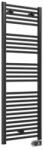 Lazzarini El Cortina Evo törölközőszárító radiátor, egyenes, anthracite 480x920 mm 388526 (388526)
