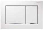 Geberit Omega30 működtetőlap, 2 mennyiséges öblítéshez, fehér/fényes króm 115.080. KJ. 1 (115.080.KJ.1)