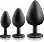 Blush Novelties Luxe Bling Plugs Training Kit set de butt plug-uri Red Gems