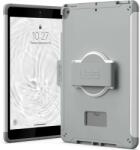 Urban Armor Gear Husa tableta UAG Scout HandStrap pentru iPad 10.2inch (7th/ 8th Gen/ 9th Gen) White / Grey (12191HB14130)