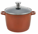 Grunberg Oala tip tuci Grunberg, aluminiu, invelis ceramica marmorata, 7.3 l, capac (GR2008)