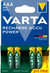 VARTA Power akkumulátor mikro AAA 800 mAh BL3+1 (56703101494)