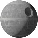 Komar öntapadó nemszőtt fotótapéta Star Wars XXL Death Star 127 cm x 127 cm